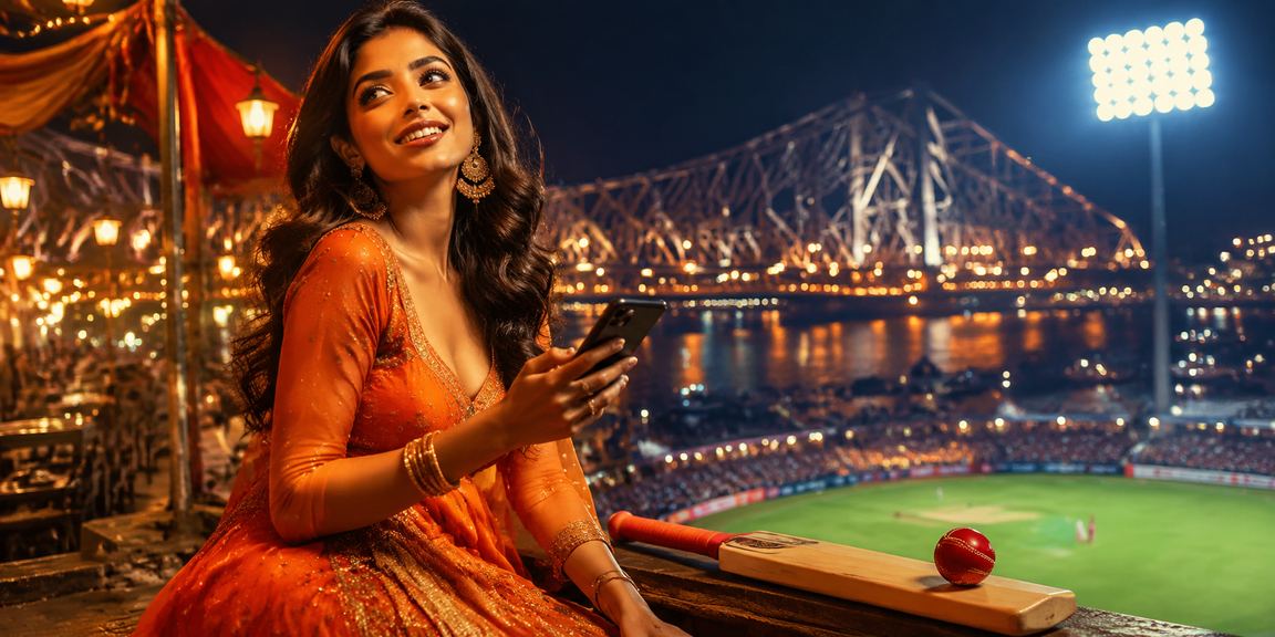 Kolkata sports betting with cricket fans enjoying an IPL game